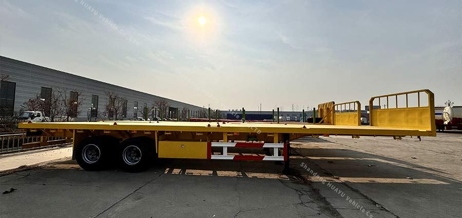 semi flatbed trailer